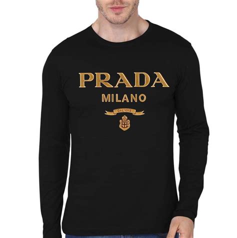 t shirt prada milano uomo|prada nylon henley shirt.